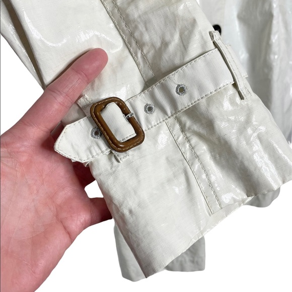 3.1 Phillip Lim | Coated Linen Trench Coat in Cream 10 - Picture 11 of 15